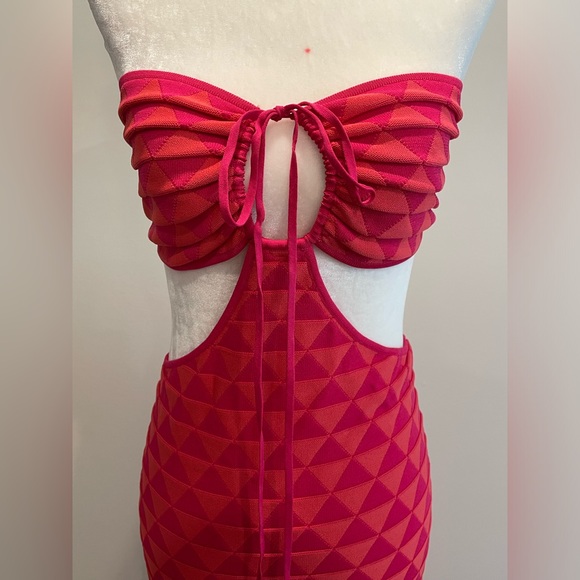 NWT Solid & Striped The Kiana Dress in Texture Geo - Picture 6 of 10